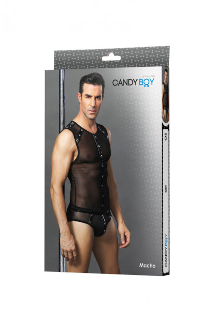 Комплект мужского белья из сетки Комплект мужского белья из сетки