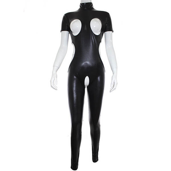 BDSM комбинезон с открытой грудью BDSM комбинезон с открытой грудью