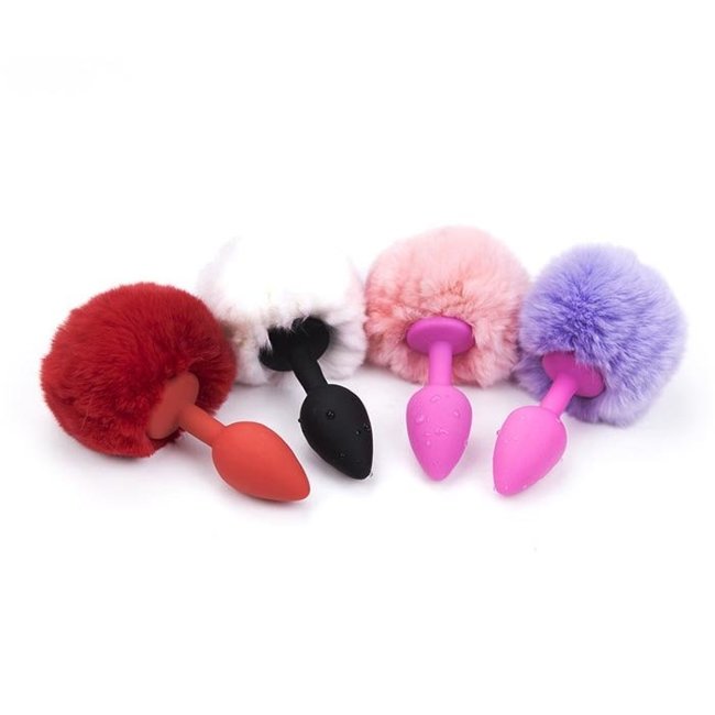 Анальная затычка с хвостиком Анальная затычка с хвостиком