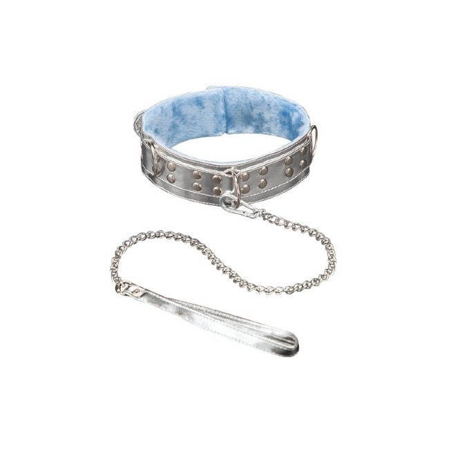 Ошейник виниловый с мехом Ошейник виниловый с мехом