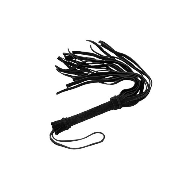 Плеть из натуральной велюровой кожи