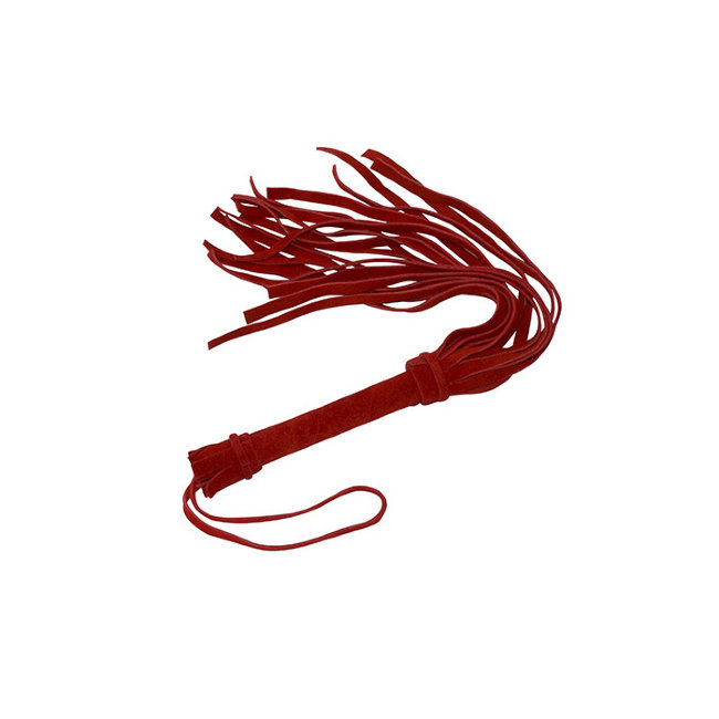 Плеть из натуральной велюровой кожи