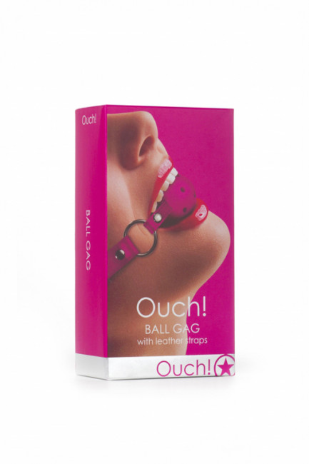 БДСМ кляп-шарик с отверстиями для дыхания