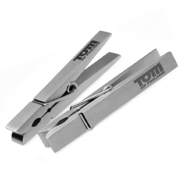 Стальные бельевые прищепки на соски и гениталии Стальные бельевые прищепки на соски и гениталии