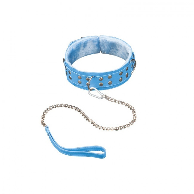 Виниловый ошейник с мехом Виниловый ошейник с мехом