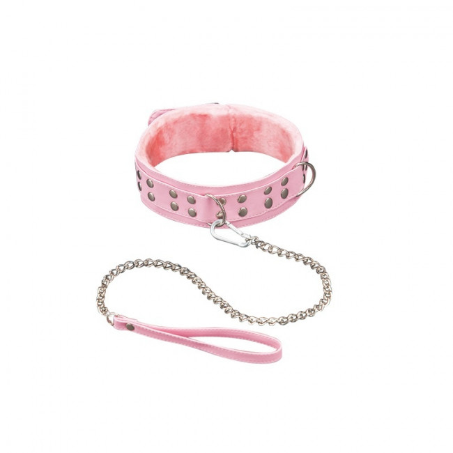 Виниловый ошейник с мехом Виниловый ошейник с мехом