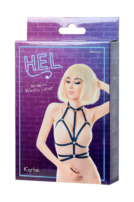 Изящный среп из тонких лент на кольцах