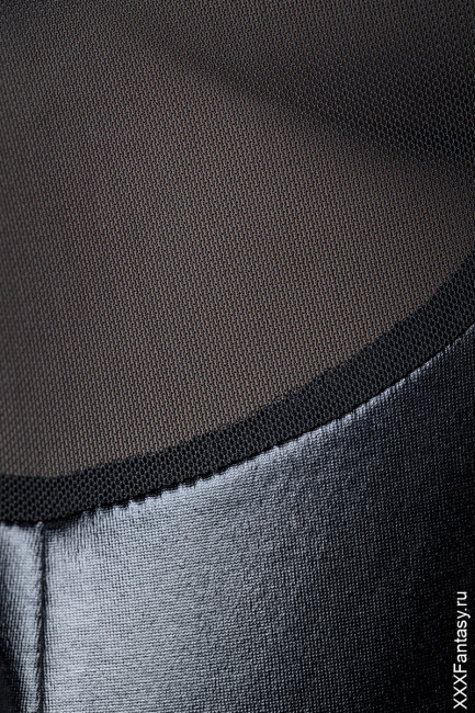 Сексуальное черное мини платье wetlook