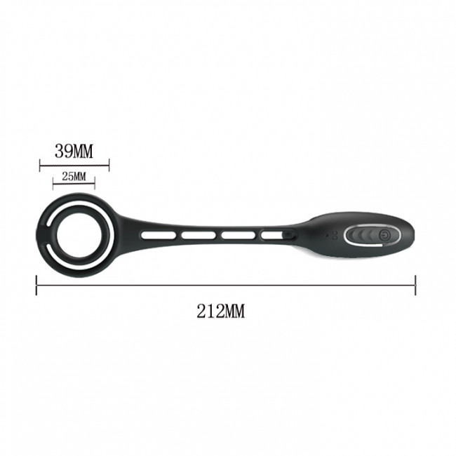 Эрекционное кольцо с анальным вибратором