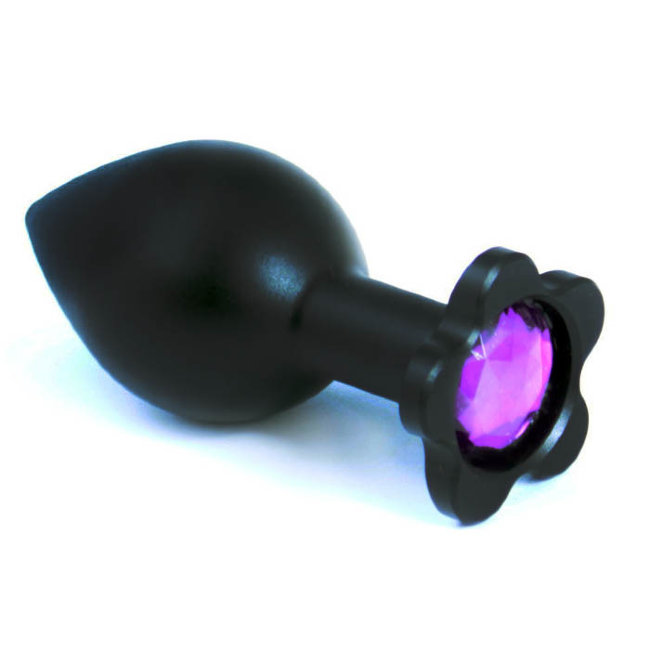 Анальная пробка с цветным камнем