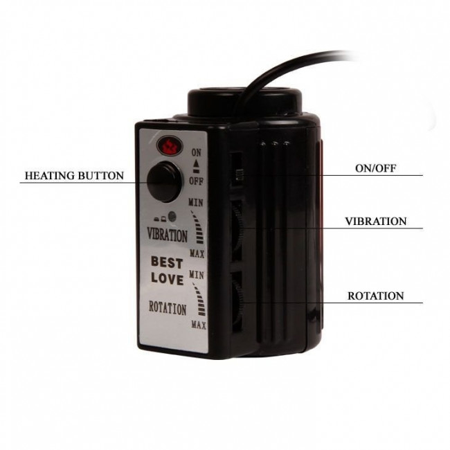 Вибратор с подогревом и вращением Вибратор с подогревом и вращением