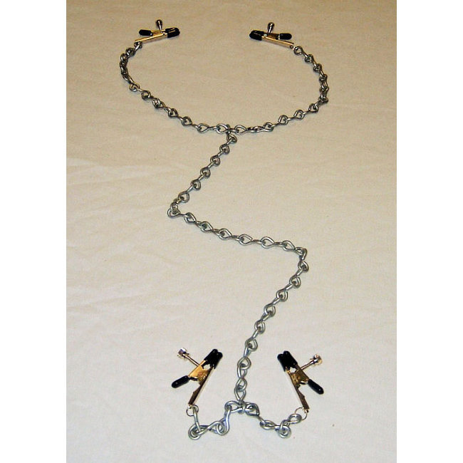 Интимные клипсы на цепочке Интимные клипсы на цепочке