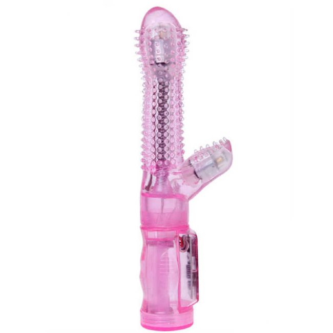Рельефный секс-вибратор с вращающейся головкой
