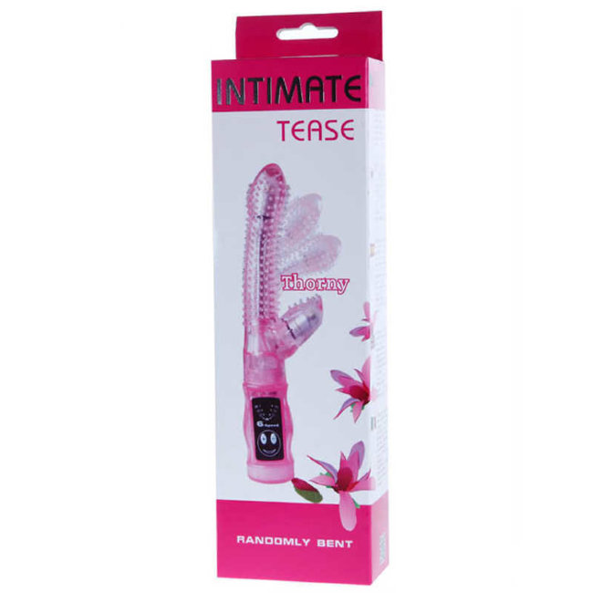 Рельефный секс-вибратор с вращающейся головкой