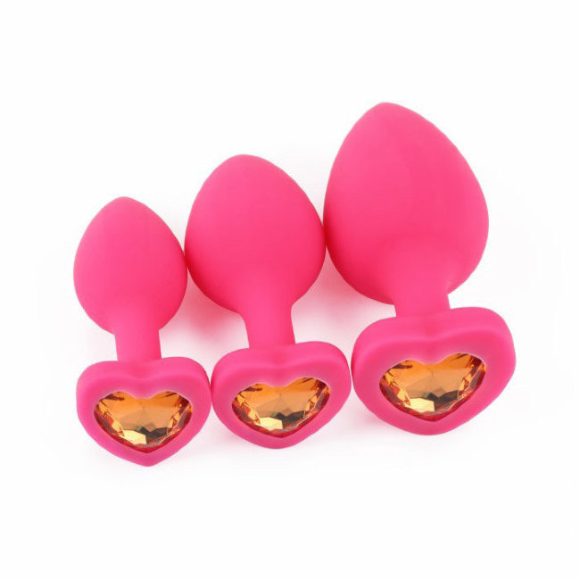 Анальная втулка с желтым ограничителем Анальная втулка с желтым ограничителем