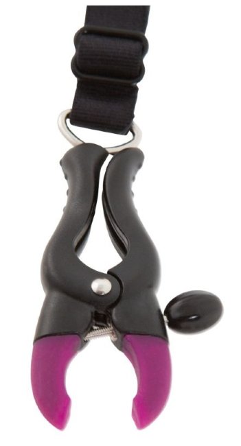 Подвязки на бедро с зажимами для гениталий