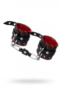 Наручники с красной окантовкой Pecado BDSM