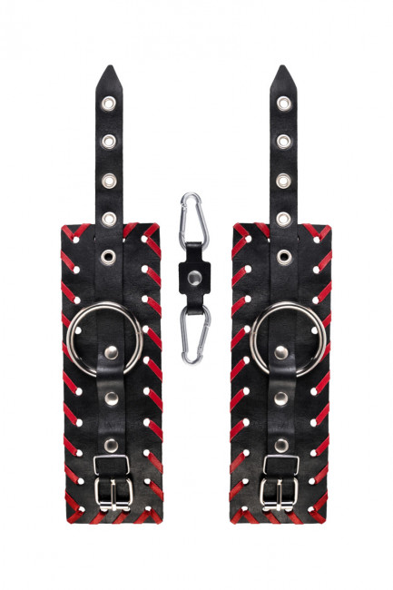 Наручники с красной окантовкой Наручники с красной окантовкой