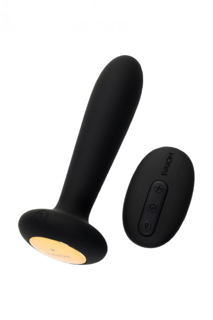 Анальная вибро втулка с подогревом и пультом управления Анальная вибро втулка с подогревом и пультом управления