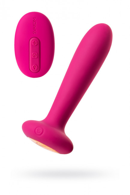 Анальная вибро втулка с подогревом и пультом управления Анальная вибро втулка с подогревом и пультом управления