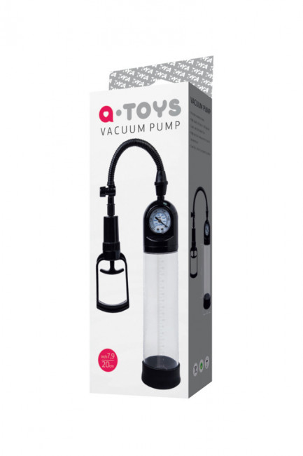 Мужская мощная вакуумная помпа с манометром