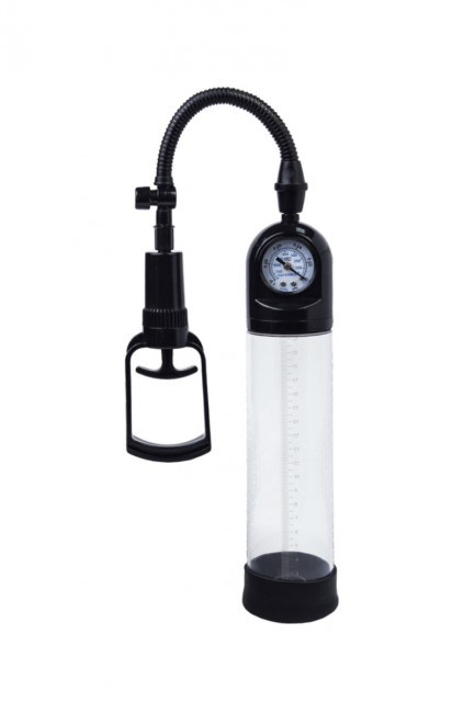 Мужская мощная вакуумная помпа с манометром