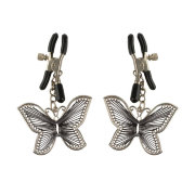 Зажимы на соски с подвесками в виде бабочек Butterfly Nipple Clamps