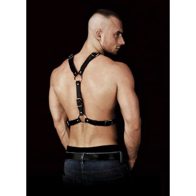 Мужская кожаная портупея