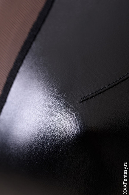 Мини платье wetlook с прозрачными вставками Мини платье wetlook с прозрачными вставками