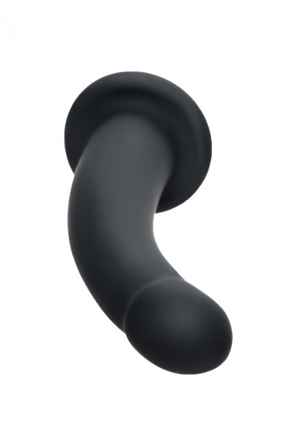 Небольшой анальный фаллоимитатор с изгибом и присоской