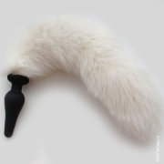 Белый хвостик для попки Белый хвостик для попки