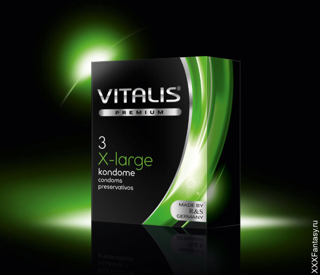 Premium презервативы VITALIS большого размера