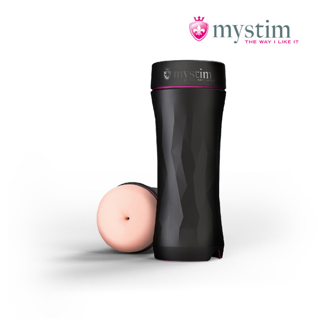 Мастурбатор-анус в тубе с электростимуляцией Mystim