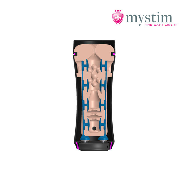 Мастурбатор-анус в тубе с электростимуляцией Mystim