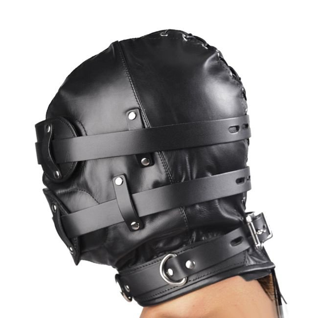 кожаный бдсм шлем кожаный бдсм шлем
