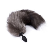 Пушистый хвостик с силиконовой пробочкой Пушистый хвостик с силиконовой пробочкой