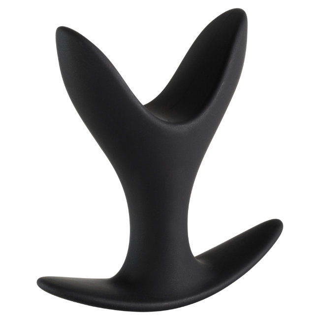 Анальный эспандер из бархатного силикона в виде двух лепестков Анальный эспандер из бархатного силикона в виде двух лепестков