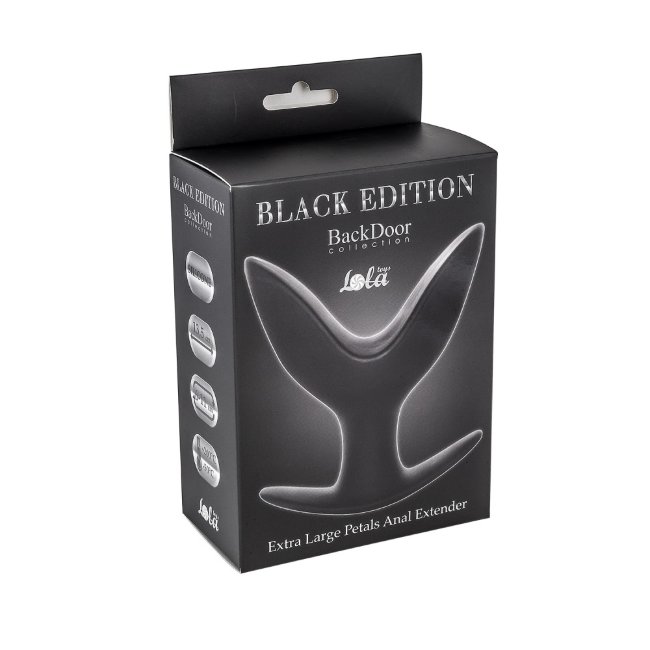 Анальный эспандер из бархатного силикона в виде двух лепестков Анальный эспандер из бархатного силикона в виде двух лепестков