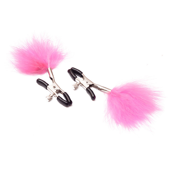 Сосковые зажимы с пухом Сосковые зажимы с пухом