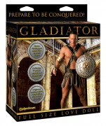 Секс кукла мужчина с языком и реалистичным вибрирующим членом Gladiator Love Doll