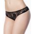 Черные женские трусики с разрезом Черные женские трусики с разрезом