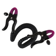 Зажим на половые губы с гибким соединителем Intimate Spreader strong