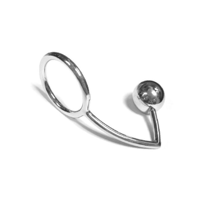 анальный крюк с кольцом на член анальный крюк с кольцом на член