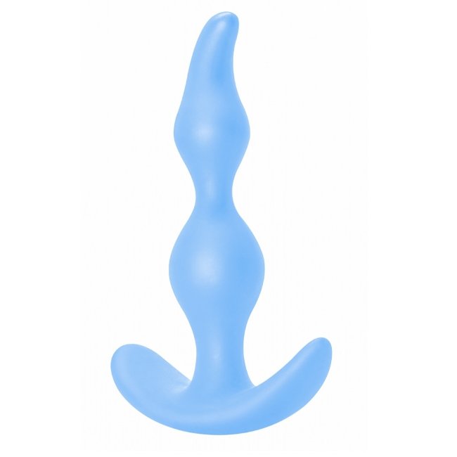 Анальный стимулятор елочка из бархатистого силикона Анальный стимулятор елочка из бархатистого силикона