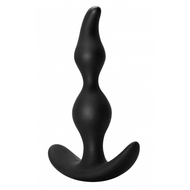 Анальный стимулятор елочка из бархатистого силикона Анальный стимулятор елочка из бархатистого силикона