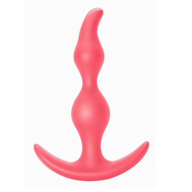 Анальный стимулятор елочка из бархатистого силикона Анальный стимулятор елочка из бархатистого силикона