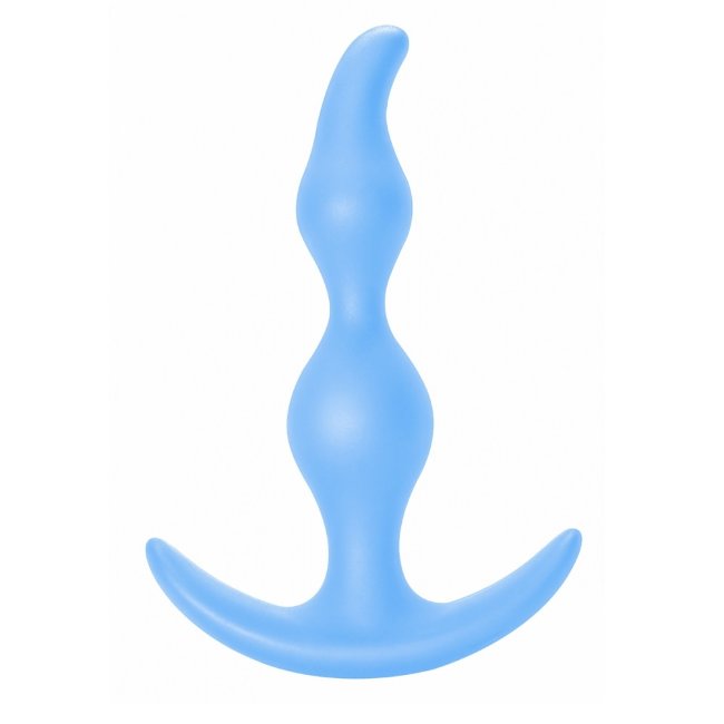 Анальный стимулятор елочка из бархатистого силикона Анальный стимулятор елочка из бархатистого силикона