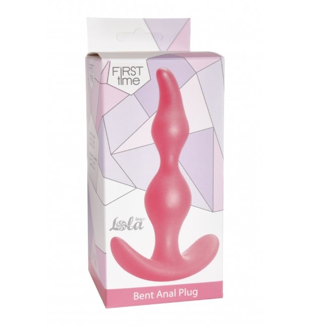 Анальный стимулятор елочка из бархатистого силикона Анальный стимулятор елочка из бархатистого силикона