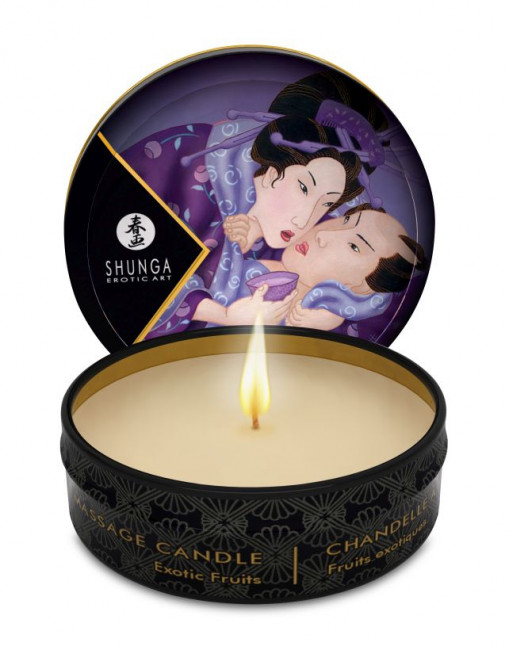 Массажное арома масло в виде свечи Экзотический фрукт