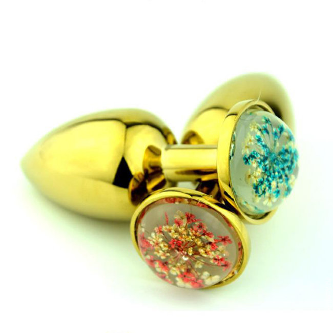 анальная пробка с цветами